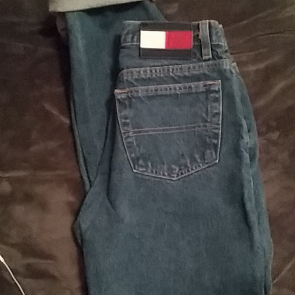 🔥authenticTommy Hilfiger high waisted 80s jeans